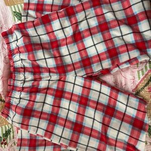 Wondershop Red and White Plaid Pajama Bottoms